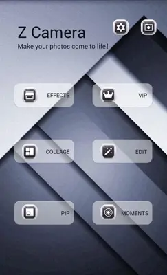 (FREE) Z CAMERA METAL THEME android App screenshot 1